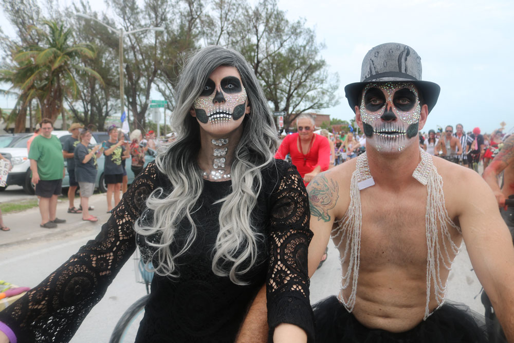 Zombie Bike Ride 2017 photo - Duval Street, Key West